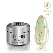 Milk Potal Builder Gel Milano15ml № 04